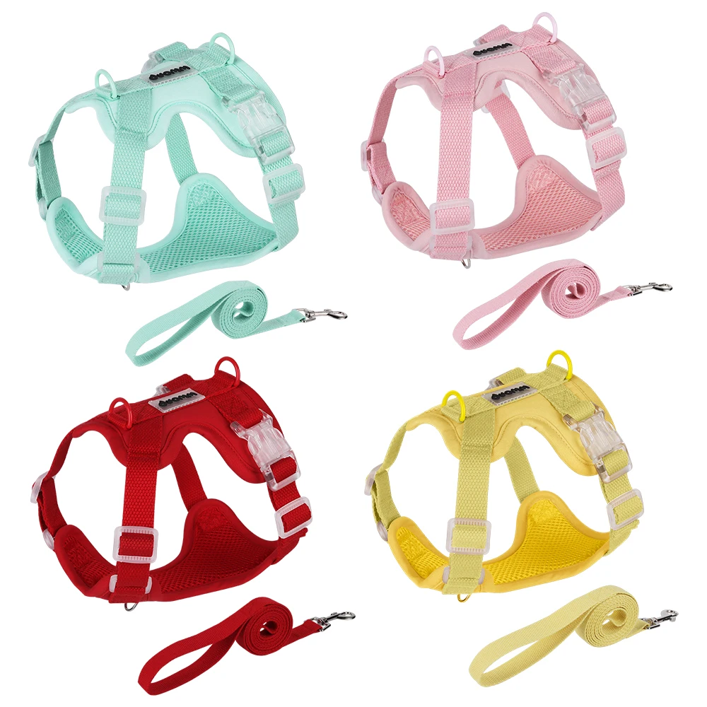 No Pull Dog Harness - Colorful Lightweight Dog Harness for Small