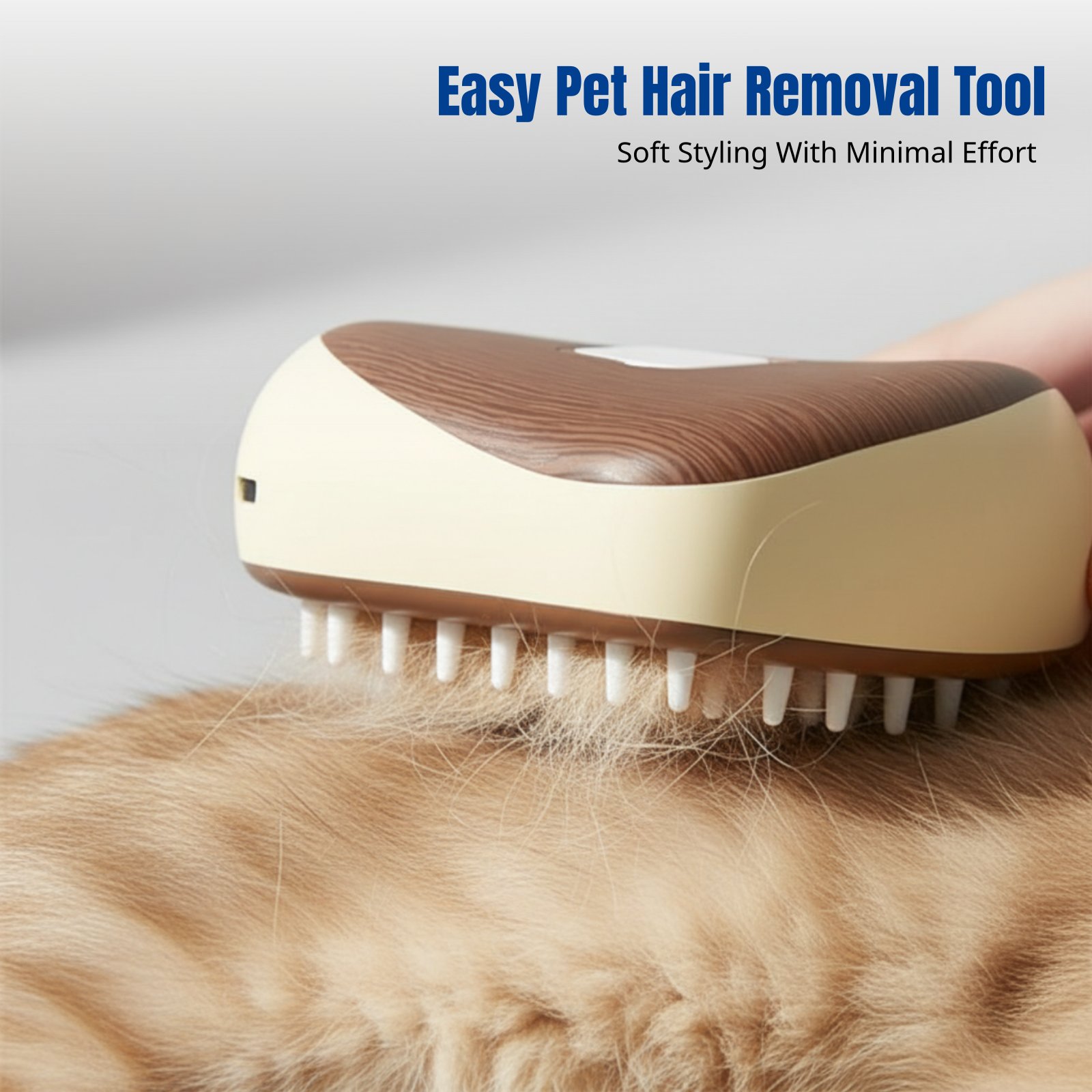Steam Spray Pet Comb, Wooden T - đánh giá và giá Pet Hair Remover Brush