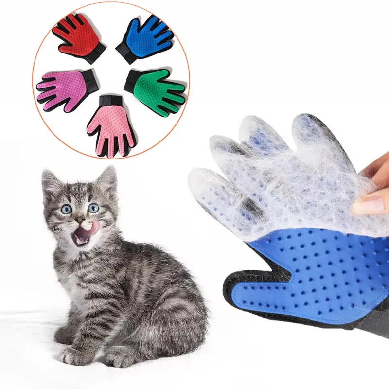 Pet Glove Cat Grooming Glove C - đánh giá và giá Pet Hair Remover Brush