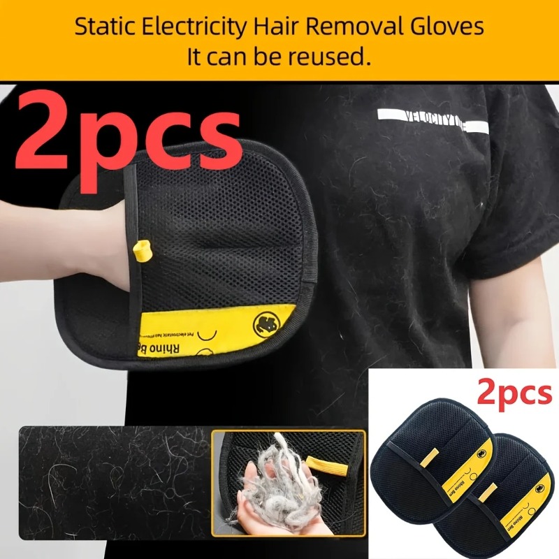 2-Piece Pet Hair Removal Glove - đánh giá và giá Pet Hair Remover Brush