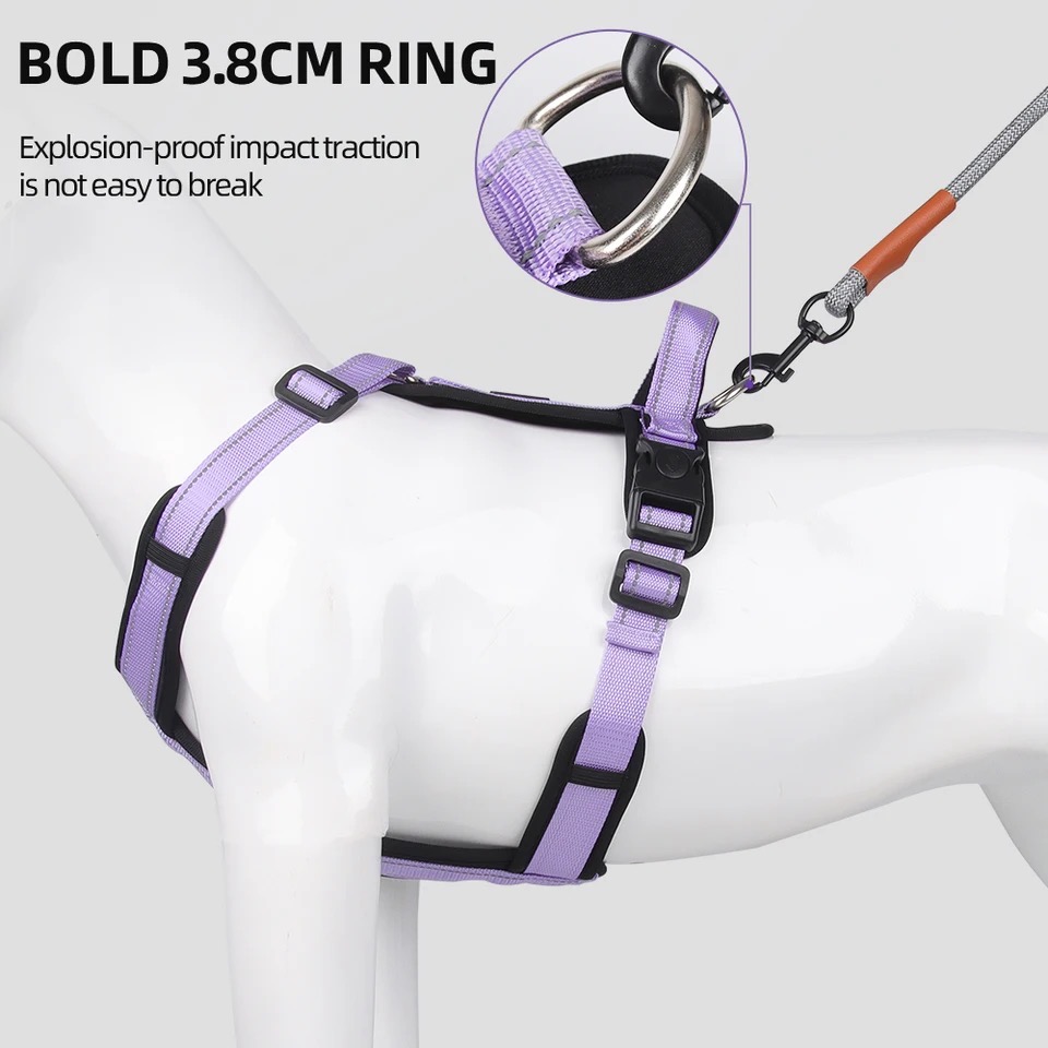 New Pet Dog Harness No-pull Do - đánh giá và giá No Pull Dog Harness