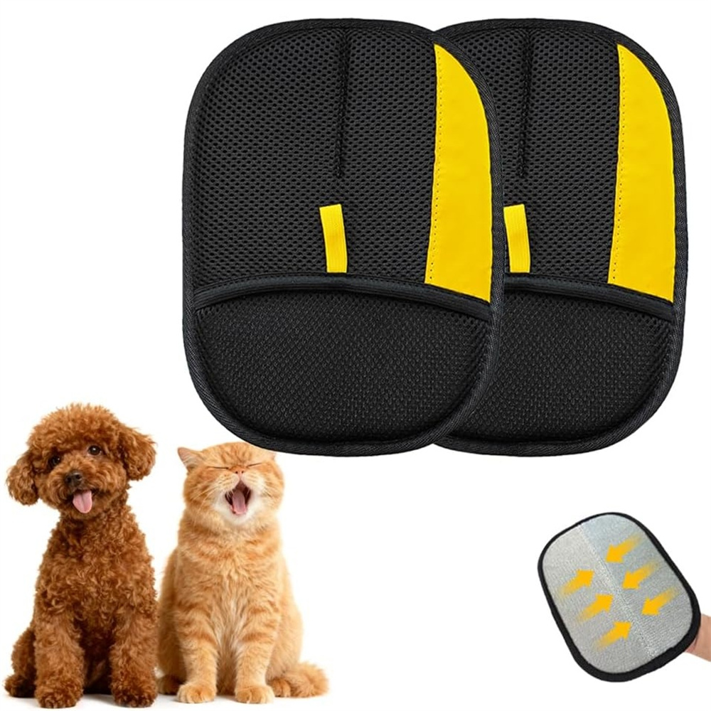 2pcs Pet Hair Remover Mitt Pet - đánh giá và giá Pet Hair Remover Brush