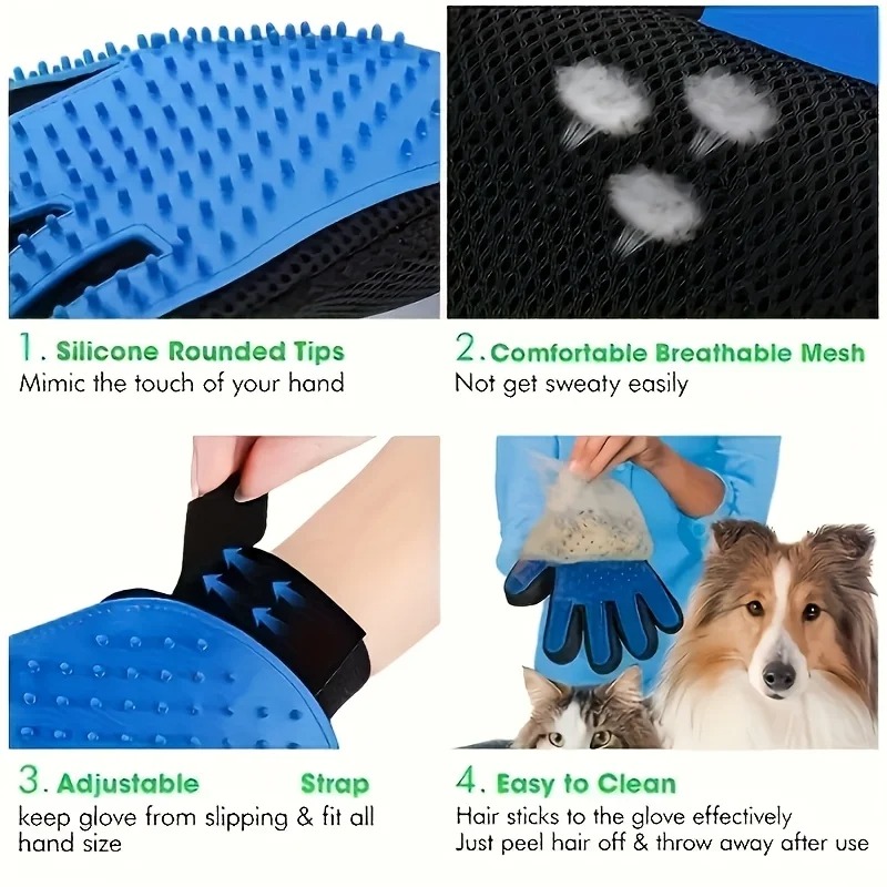 Pet Hair Glove Comb Pet Dog Ca - đánh giá và giá Pet Hair Remover Brush